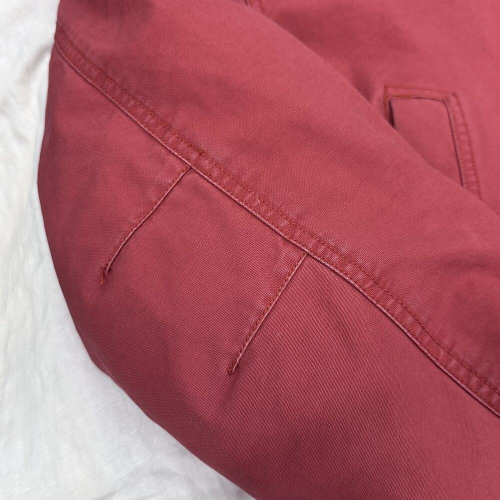 Vintage LL Bean Jacket Womens Red Canvas Quilt Barn Chore Corduroy 0WY29 sizeXL - Picture 7 of 16